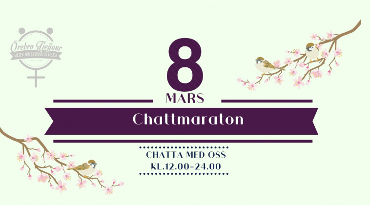 chattmaraton 8 mars