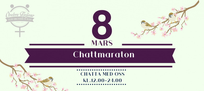 chattmaraton 8 mars